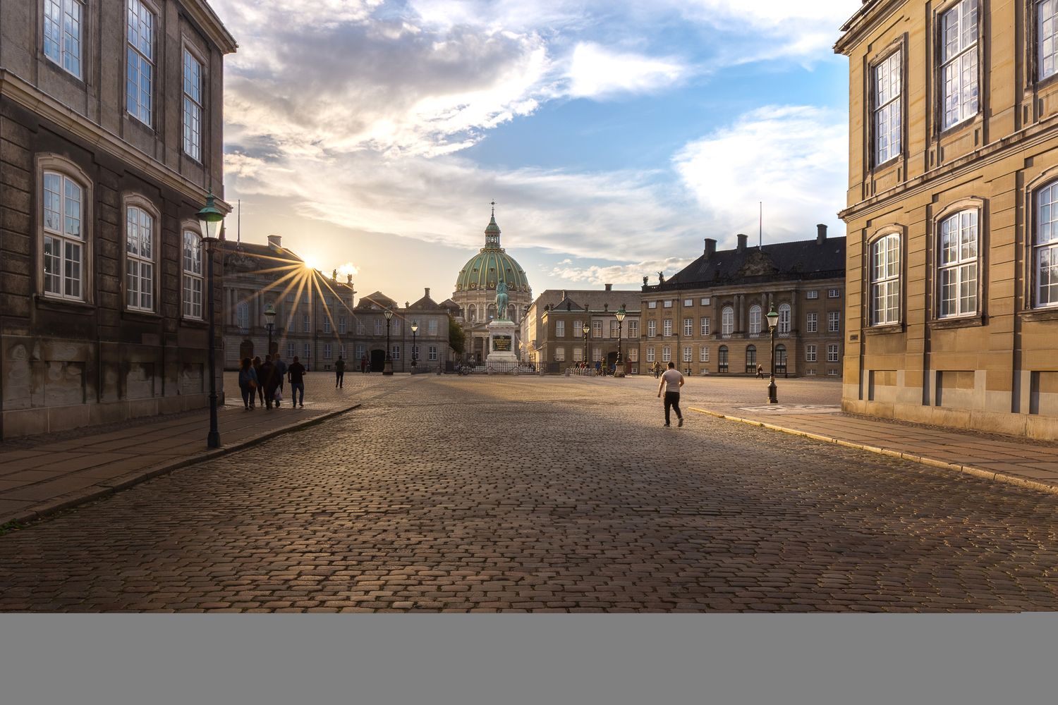 Amalienborg palace, Copenhagen, Denmark